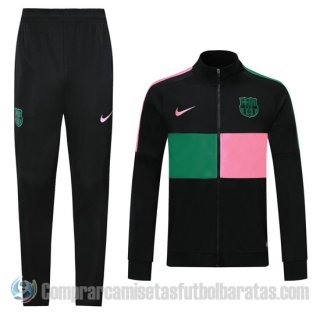 Chandal de Chaqueta del Barcelona 20-21 Rosa y Verde Chandal de Chaqueta del Barcelona 20-21 Rosa y Verde
