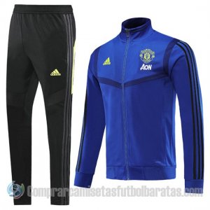 Chandal del Manchester United Nino 19-20 Azul