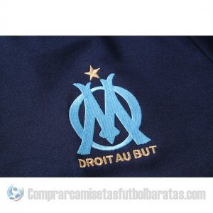 Chandal del Olympique Marsella Manga Corta 19-20 Azul