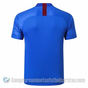 Camiseta de Entrenamiento Barcelona 19-20 Azul