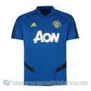 Camiseta de Entrenamiento Manchester United 2019-20 Azul