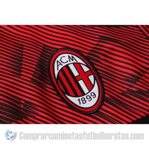 Chandal del AC Milan Manga Corta 19-20 Rojo y Negro