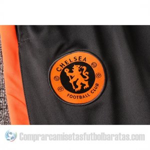 Chandal del Chelsea 19-20 Negro y Naranja
