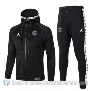 Chandal con Capucha del Paris Saint-Germain Nino 19-20 Negro Chandal con Capucha del Paris Saint-Germain Nino 19-20 Negro
