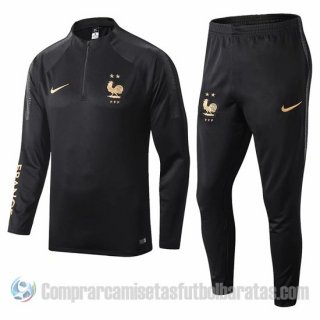 Chandal del Francia 19-20 Negro Chandal del Francia 19-20 Negro