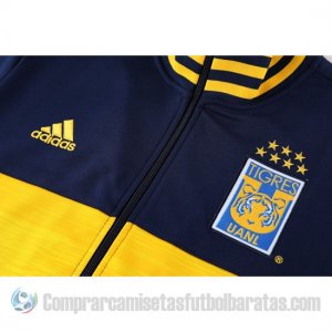 Chaqueta del Tigres UANL 19-20 Azul y Amarillo