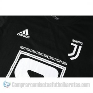 Chandal del Juventus Escudo de Celebracion Manga Corta 19-20 Negro