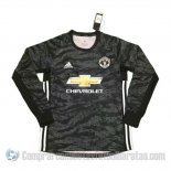 Camiseta Manchester United Portero Manga Larga 19-20 Negro