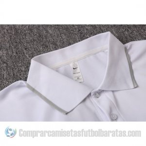 Camiseta Polo del Paris Saint-Germain 19-20 Blanco y Gris
