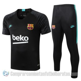 Chandal del Barcelona Manga Corta 19-20 Negro Chandal del Barcelona Manga Corta 19-20 Negro