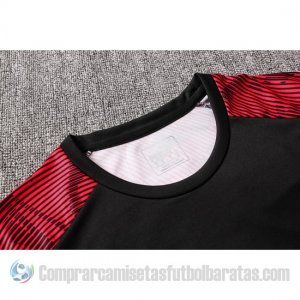 Chandal del AC Milan Manga Corta 19-20 Negro