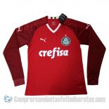 Camiseta Palmeiras Portero Manga Larga 2019 Rojo