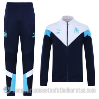 Chandal de Chaqueta del Olympique Marsella 20-21 Azul