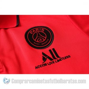 Camiseta Polo del Paris Saint-Germain 2019-2020 Rojo