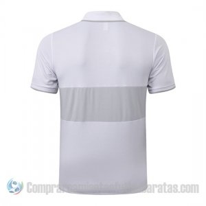 Camiseta Polo del Paris Saint-Germain 19-20 Blanco y Gris