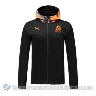 Chaqueta con Capucha del Olympique Marsella 19-20 Negro Chaqueta con Capucha del Olympique Marsella 19-20 Negro
