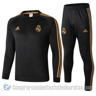 Chandal del Real Madrid 19-20 Negro y Oro