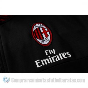 Chaqueta con Capucha del AC Milan 19-20 Negro