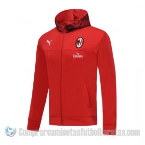 Chaqueta con Capucha del AC Milan 19-20 Rojo