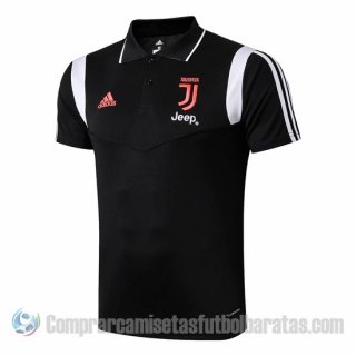 Camiseta Polo del Juventus 19-20 Negro y Blanco