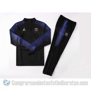 Chandal del Paris Saint-Germain 19-20 Negro y Azul