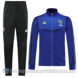 Chandal del Manchester United Nino 19-20 Azul