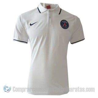 Camiseta Polo del Paris Saint-Germain 2019-20 Blanco Camiseta Polo del Paris Saint-Germain 2019-20 Blanco