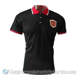 Camiseta Polo del Manchester United 20th Aniversario 19-20 Negro