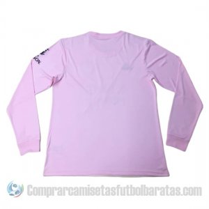 Camiseta Leicester City Segunda Manga Larga 19-20 Rosa