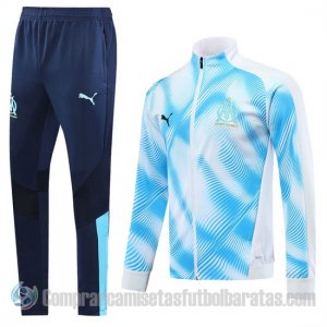 Chandal del Olympique Marsella Nino 2019-2020 Blanco