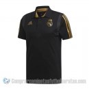 Camiseta Polo del Real Madrid 19-20 Negro y Oro
