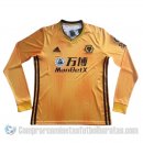 Camiseta Wolves Primera Manga Larga 19-20