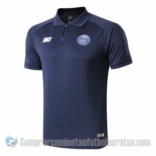 Camiseta Polo del Paris Saint-Germain 19-20 Azul Oscuro Camiseta Polo del Paris Saint-Germain 19-20 Azul Oscuro