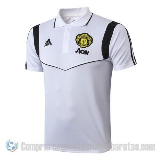 Camiseta Polo del Manchester United 19-20 Blanco