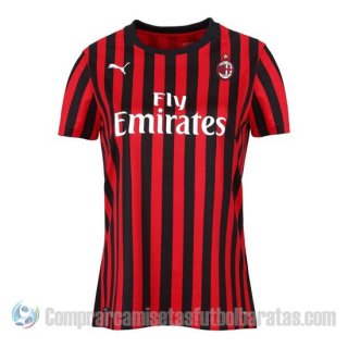 Camiseta AC Milan Primera Mujer 19-20 Camiseta AC Milan Primera Mujer 19-20