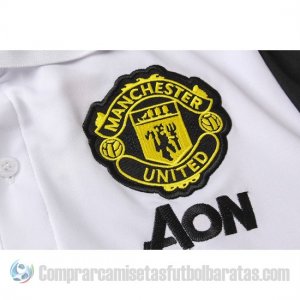 Camiseta Polo del Manchester United 19-20 Blanco