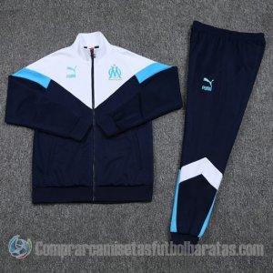 Chandal de Chaqueta del Olympique Marsella 20-21 Azul