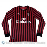Camiseta AC Milan Primera Manga Larga 19-20