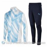 Chandal del Olympique Marsella 19-20 Blanco y Azul