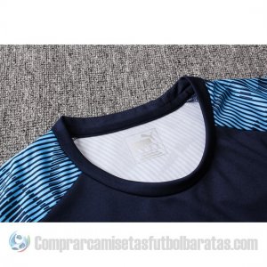 Chandal del Olympique Marsella Manga Corta 19-20 Azul