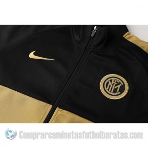 Chaqueta del Inter Milan 19-20 Negro y Oro