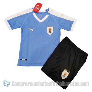 Camiseta Uruguay Primera Nino 2019 Camiseta Uruguay Primera Nino 2019
