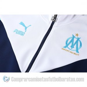 Chandal de Chaqueta del Olympique Marsella 20-21 Azul
