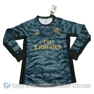 Camiseta Real Madrid Portero Segunda Manga Larga 19-20 Camiseta Real Madrid Portero Segunda Manga Larga 19-20