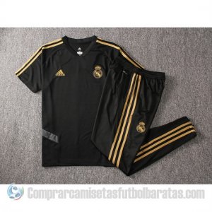 Chandal del Real Madrid Manga Corta 19-20 Negro