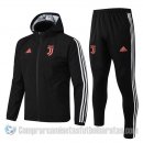 Chandal con Capucha del Juventus 19-20 Negro