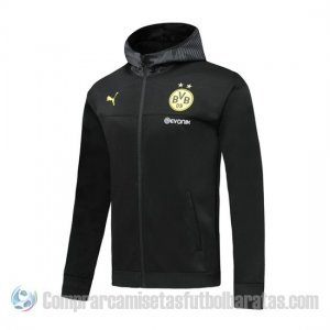 Chaqueta con Capucha del Borussia Dortmund 2019-20 Negro