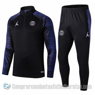 Chandal del Paris Saint-Germain 19-20 Negro y Azul Chandal del Paris Saint-Germain 19-20 Negro y Azul