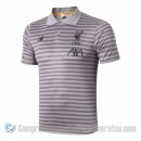 Camiseta Polo del Liverpool 19-20 Gris Claro