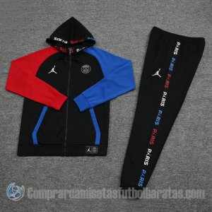 Chandal con Capucha del Paris Saint-Germain 20-21 Azul y Rojo